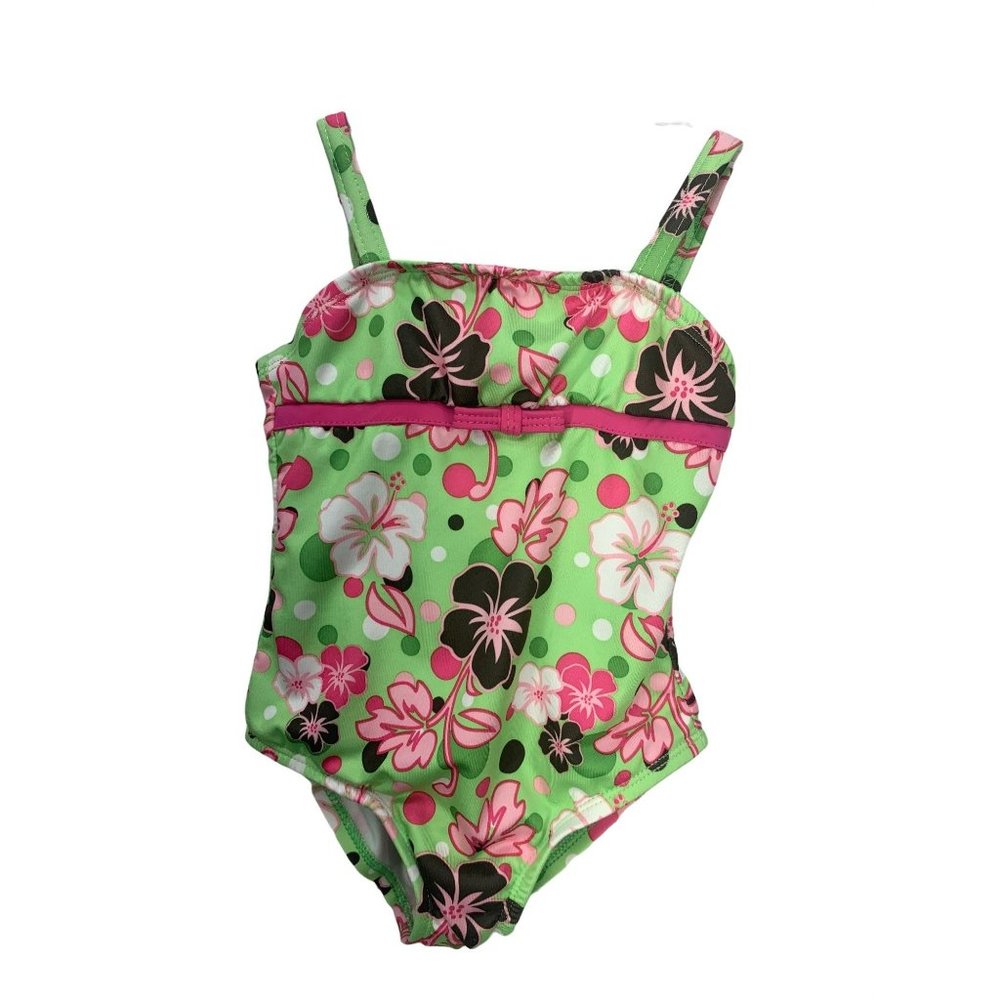 Penelope Mack 24 Month Hawaiian Floral Swimsuit bathing suit one piece